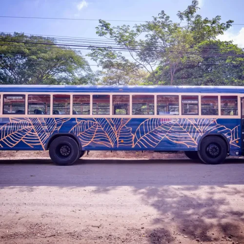 The Crawler Hauler party bus in Tamarindo, Costa Rica